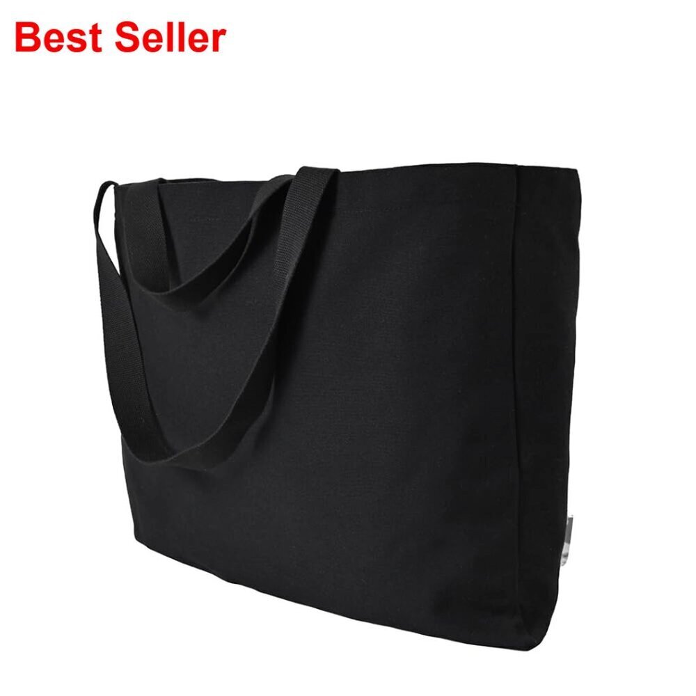 XXXL Heavy Duty Canvas Tote Bag for Grocery Shopping Laundry Moving